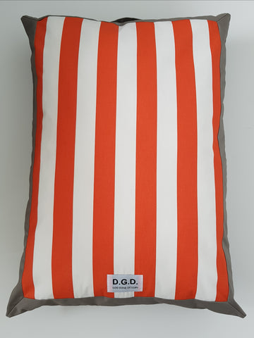 Large Malibu Stripe Dog Cushion