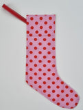Christmas Stocking: Pink Spot