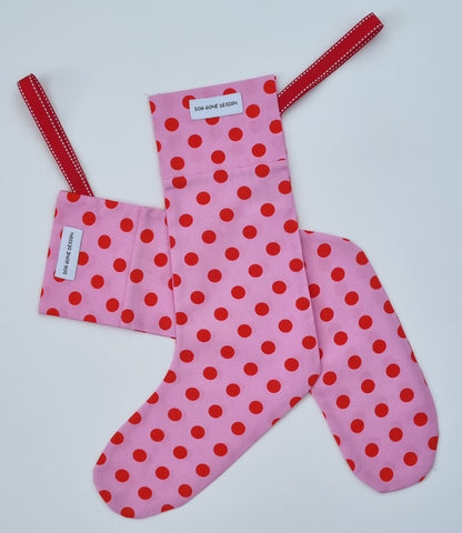 Christmas Stocking: Pink Spot